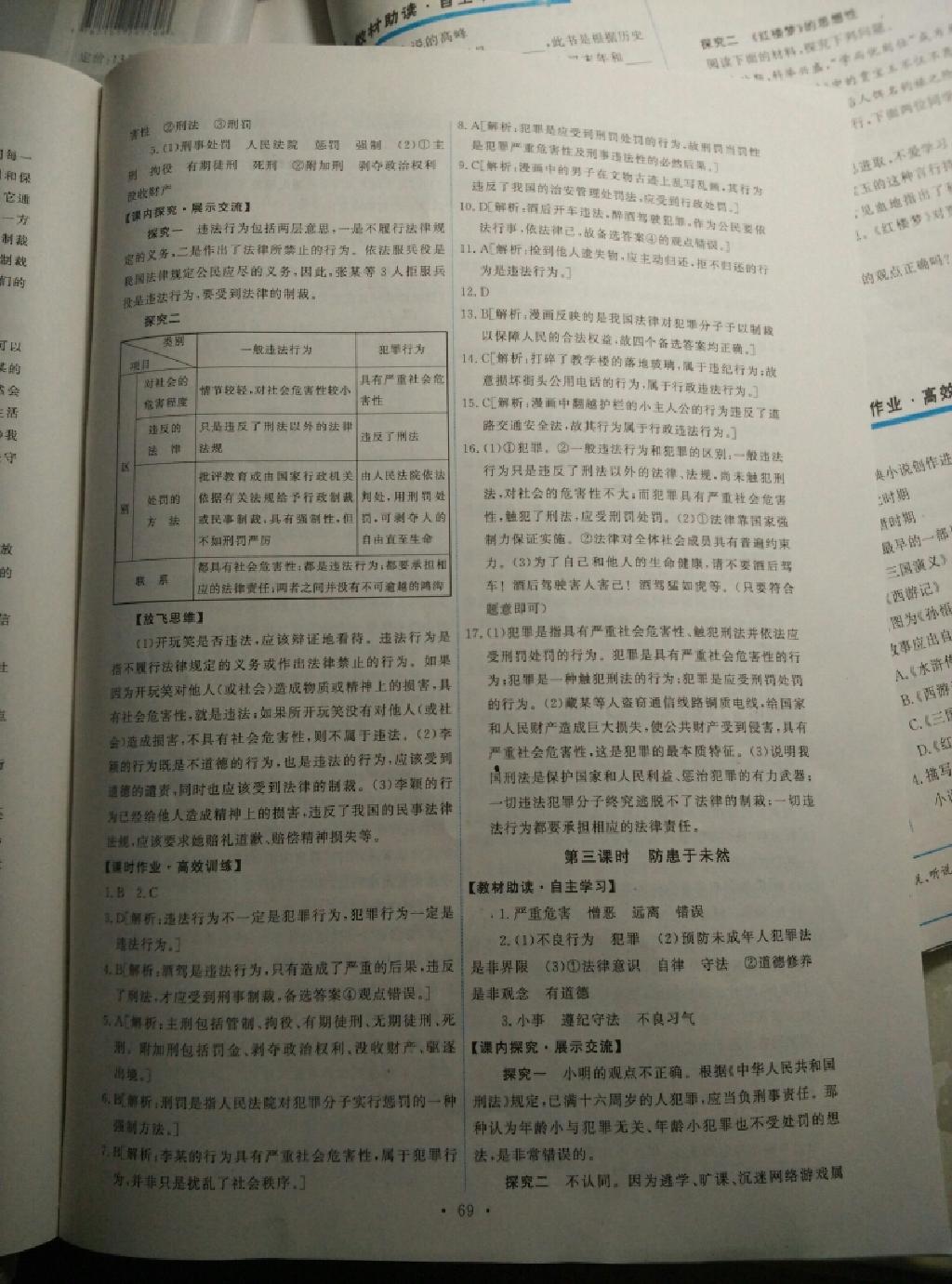 2015年能力培養(yǎng)與測(cè)試七年級(jí)思想品德下冊(cè)人教版 第27頁