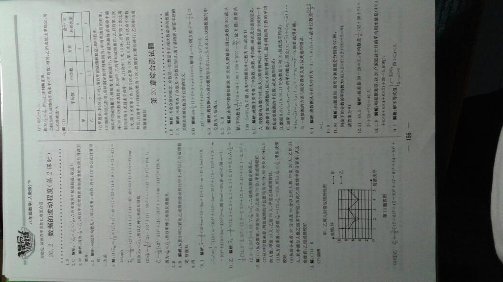 2015年提分教練八年級數(shù)學(xué)下冊人教版 第61頁