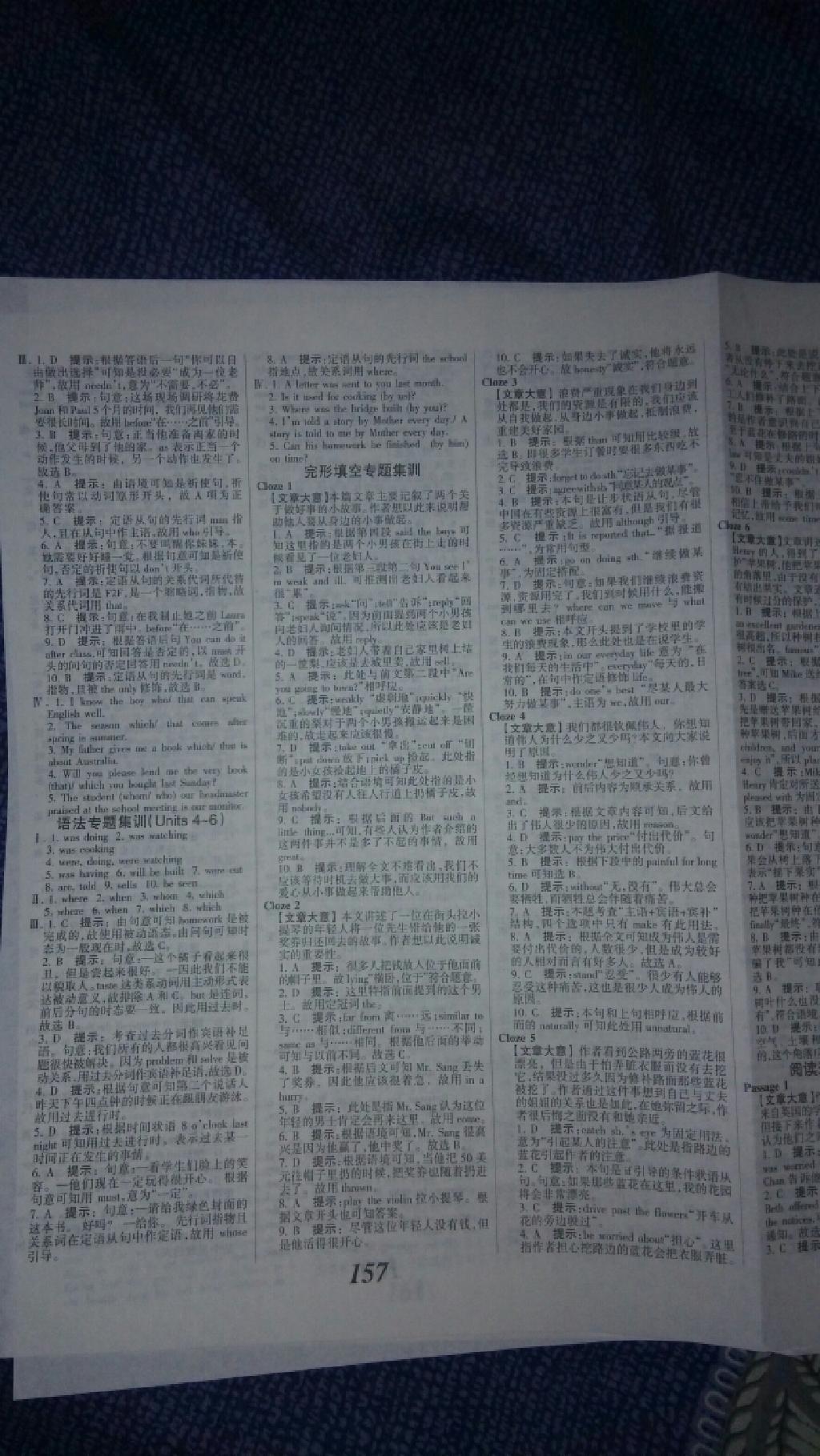 2014年全優(yōu)課堂考點(diǎn)集訓(xùn)與滿分備考九年級英語全一冊上冀教版 第17頁