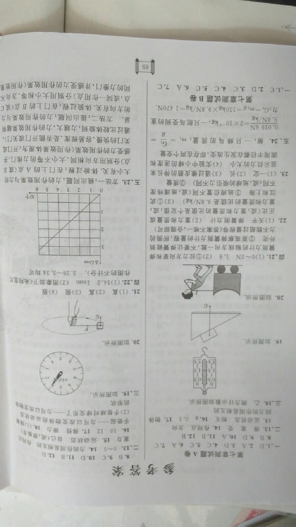 2015年神龍牛皮卷海淀單元測試AB卷八年級物理下冊人教版 第9頁