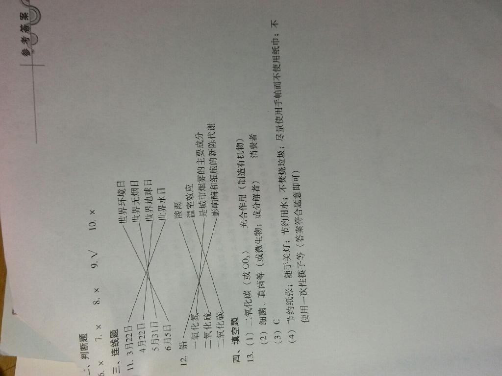 2015年學(xué)習(xí)探究診斷七年級生物下冊 第26頁