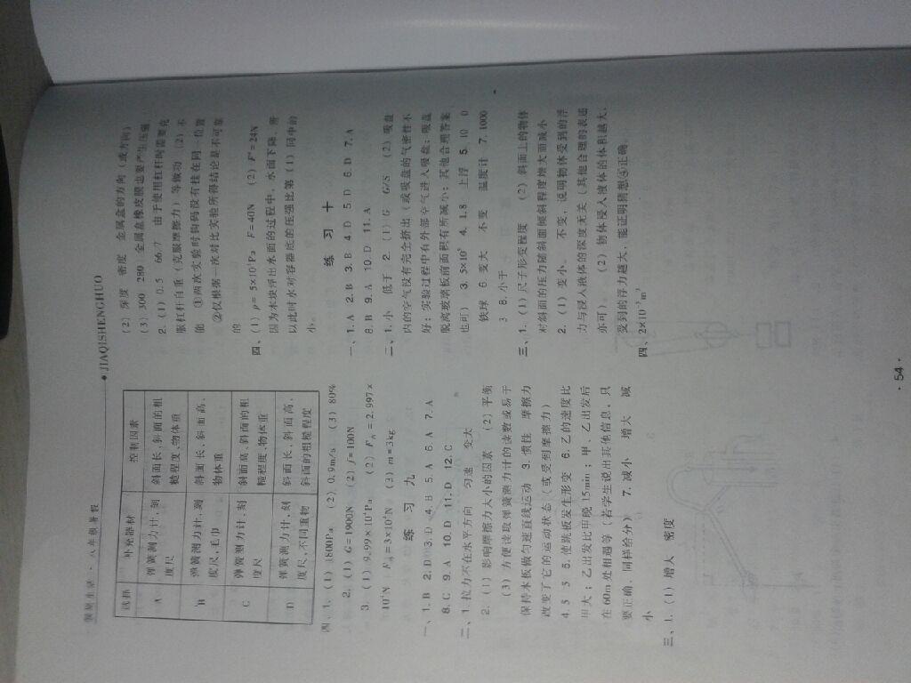 2015年假期生活八年級物理人教版方圓電子音像出版社 第4頁