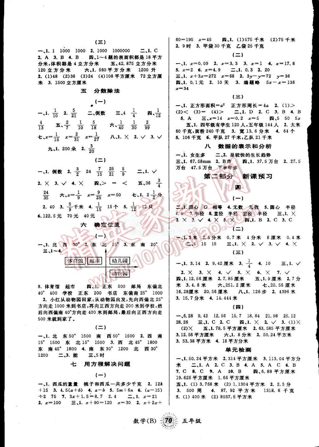 2015年暑假創(chuàng)新型自主學(xué)習(xí)第三學(xué)期暑假銜接五年級數(shù)學(xué)北師大版 第2頁