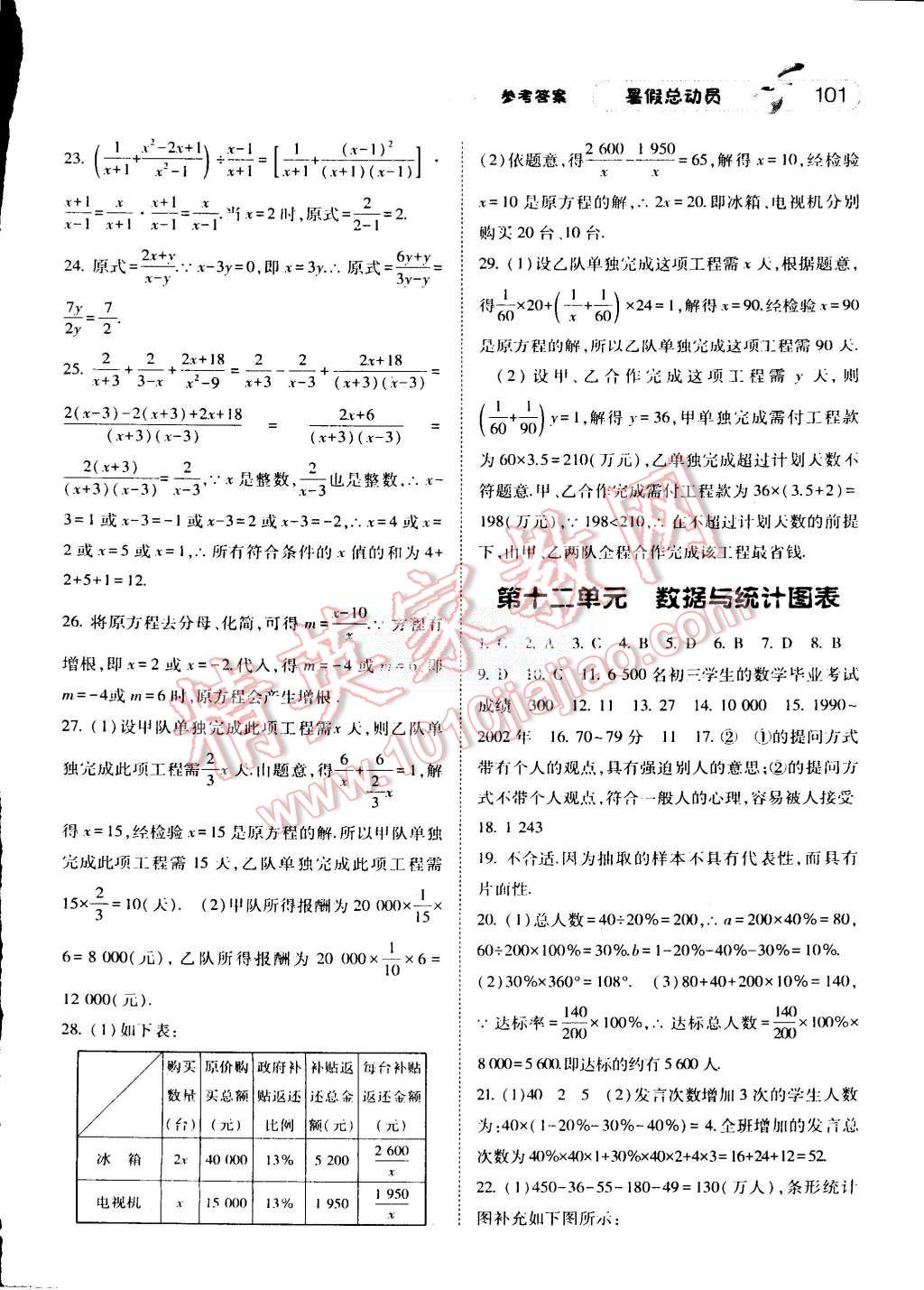 2015年暑假總動員七年級數(shù)學浙教國標版 第7頁