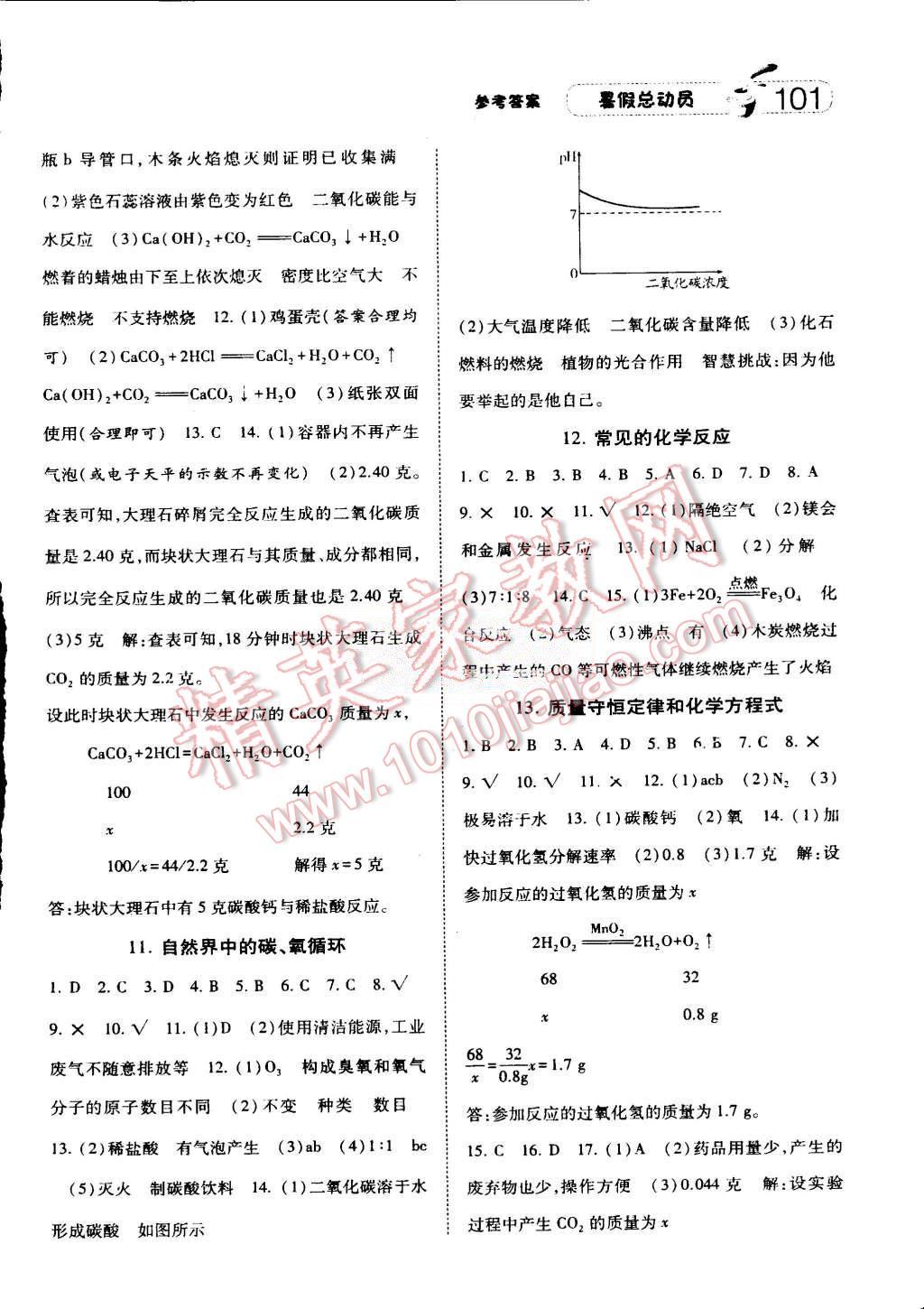 2015年暑假总动员八年级科学浙教国标版 第3页