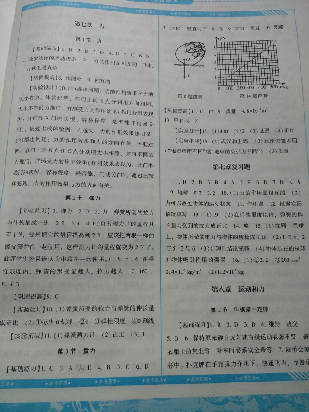 2015年新課程基礎(chǔ)訓(xùn)練八年級物理下冊人教版 第9頁