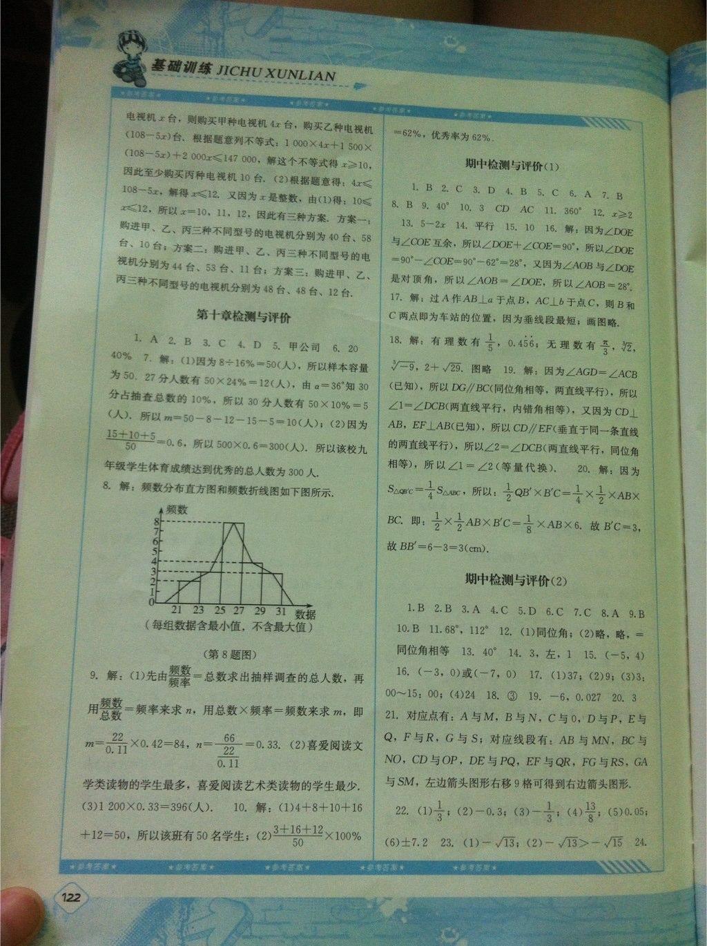 2015年课程基础训练七年级数学下册人教版 第14页