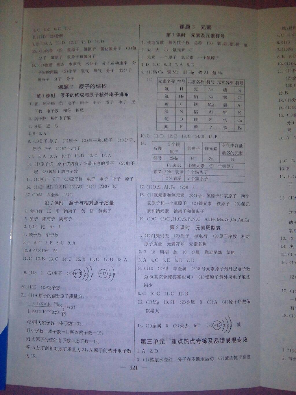 2015年名校課堂內(nèi)外九年級(jí)化學(xué)上冊(cè)人教版 第4頁