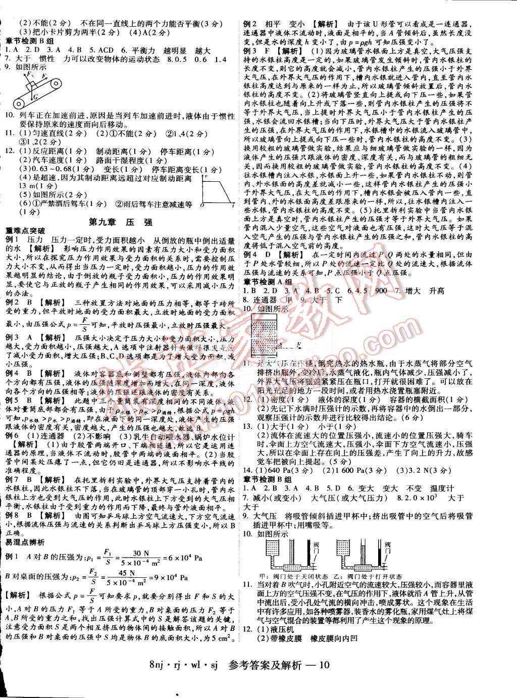 2015年金象教育U计划学期系统复习暑假作业八年级物理人教版 第2页