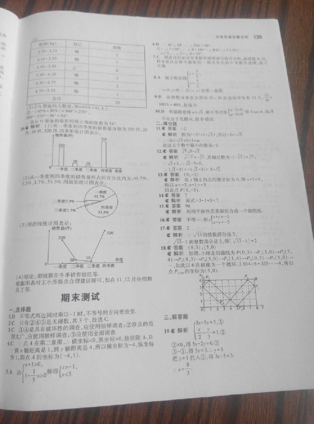 2015年5年中考3年模擬初中數(shù)學(xué)七年級(jí)下冊(cè)人教版 第65頁(yè)