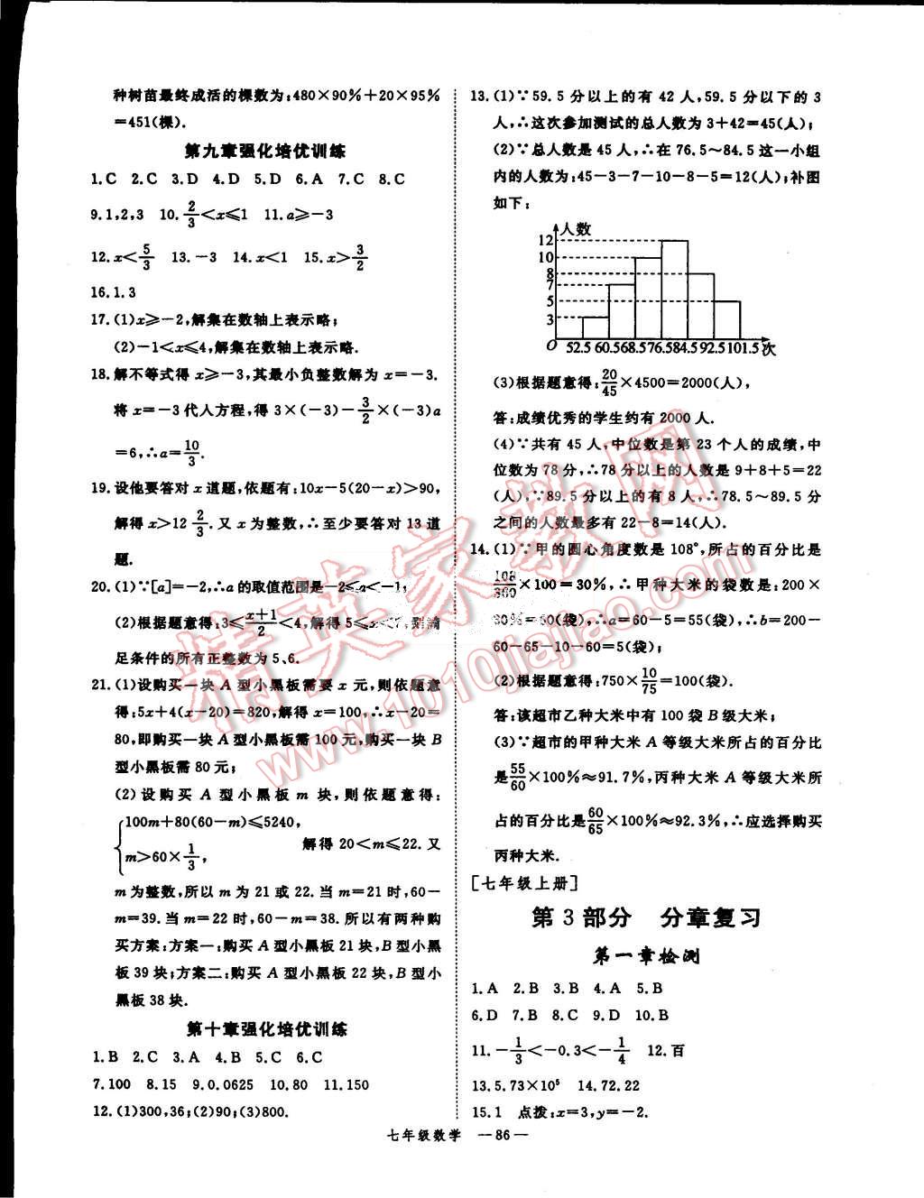 2015年時習之期末加暑假七年級數(shù)學人教版 第7頁