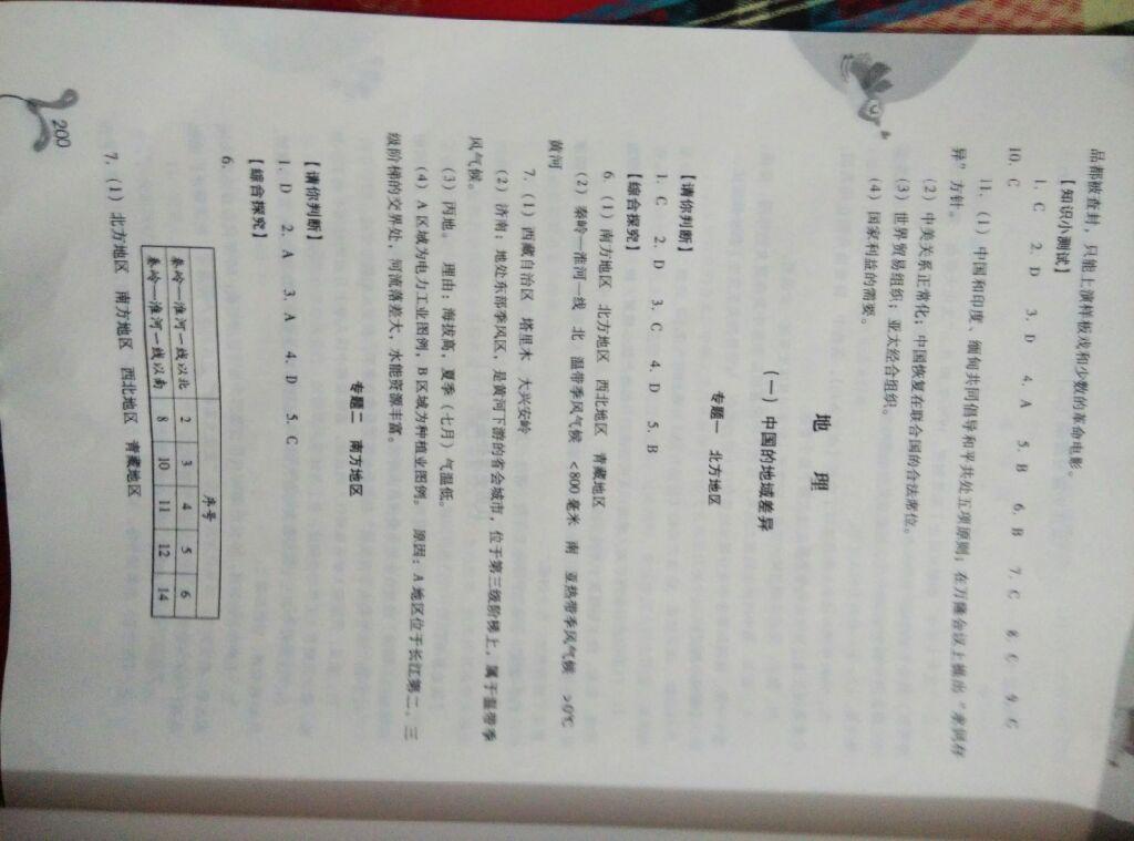 2015年新課程暑假作業(yè)本八年級綜合B版山西教育出版社 第20頁