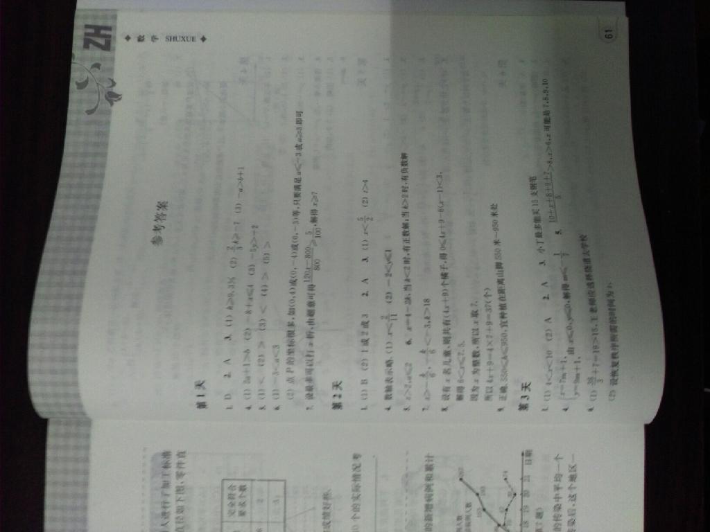 2015年暑假作业本八年级数学浙教版浙江教育出版社 第11页