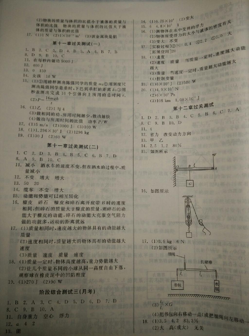 2016年全品小復(fù)習(xí)八年級(jí)物理下冊(cè)人教版 第3頁(yè)