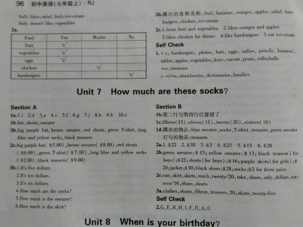 課本人教版七年級(jí)英語(yǔ)上冊(cè) 第12頁(yè)