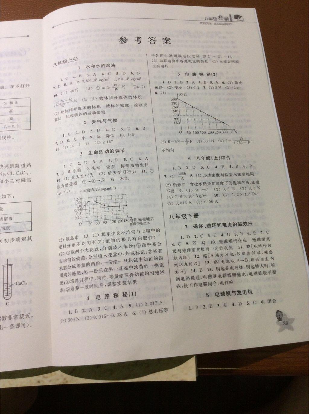 2015年藍天教育暑假優化學習八年級科學浙教版 第5頁