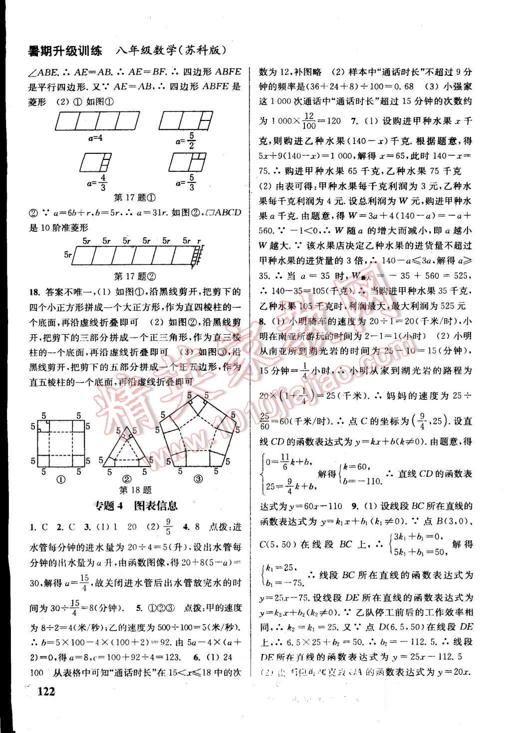 2015年通城學典暑期升級訓練八年級數(shù)學蘇科版 第12頁