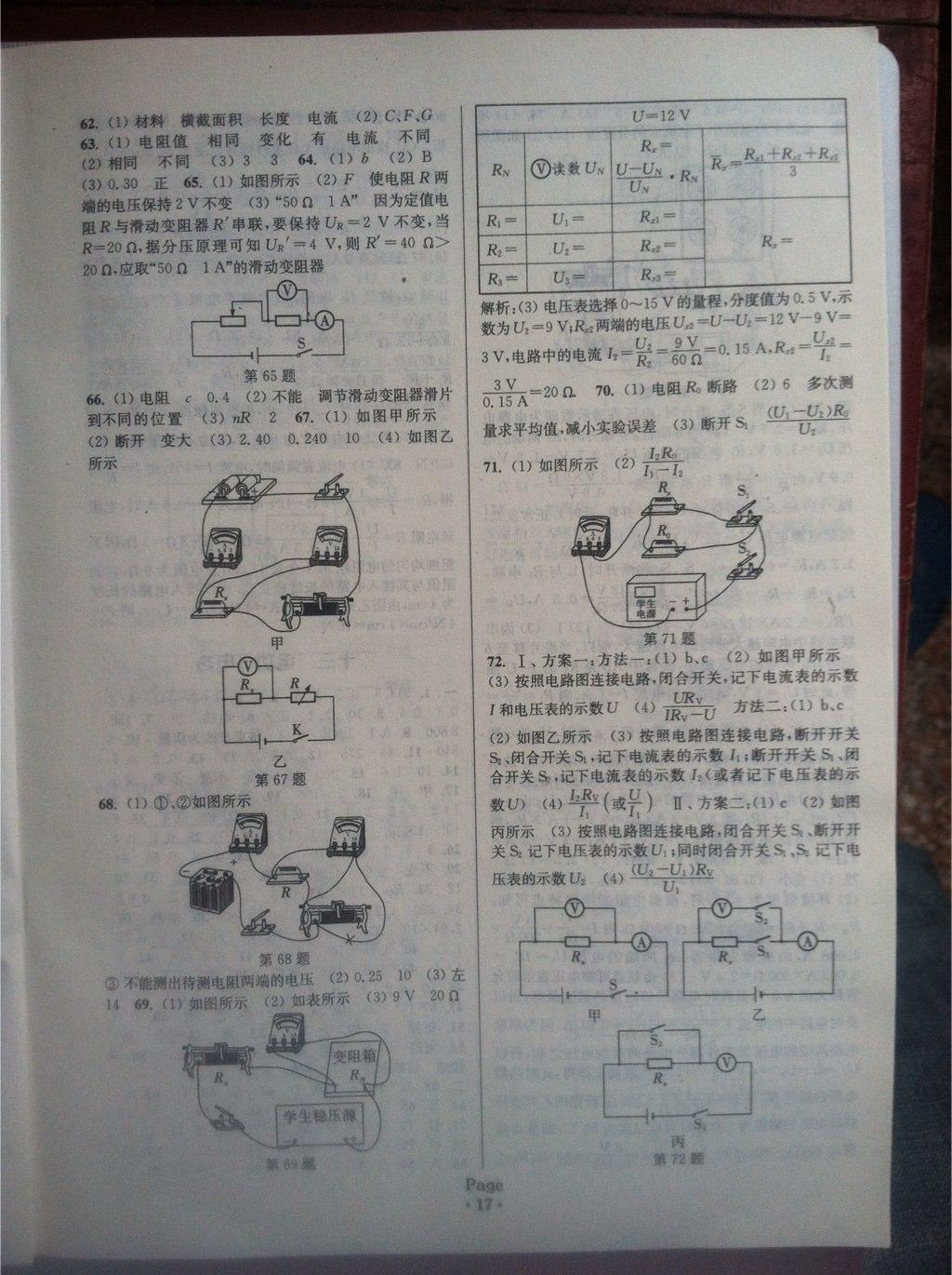 通城學典全國中國實體分類精粹物理 第17頁