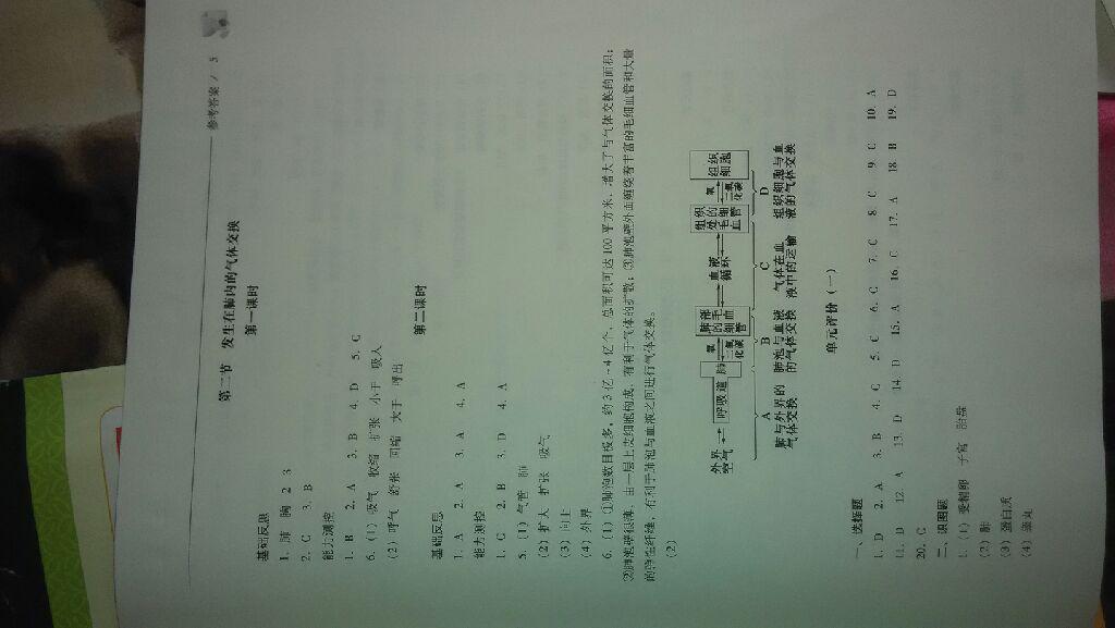 2014年新課程問(wèn)題解決導(dǎo)學(xué)方案七年級(jí)生物學(xué)下冊(cè)人教版 第5頁(yè)