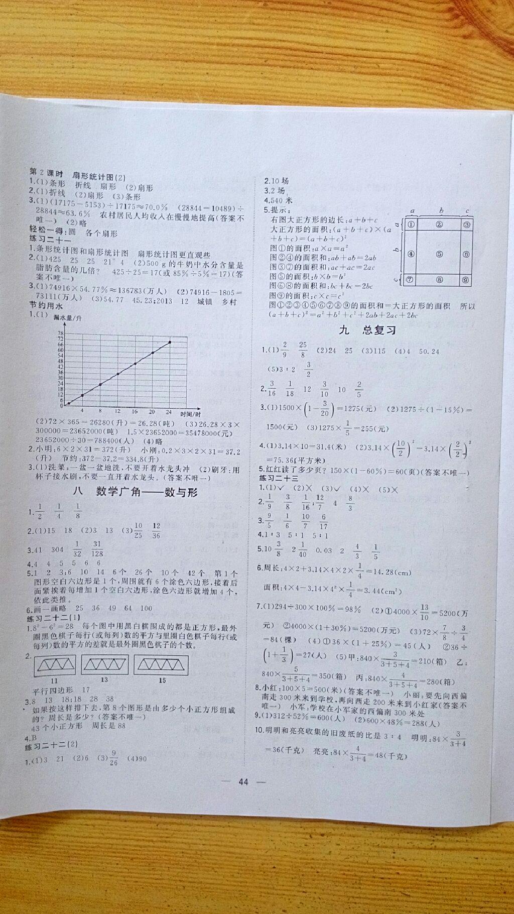 2015年課課優(yōu)課堂小作業(yè)六年級數(shù)學上冊人教版 第18頁