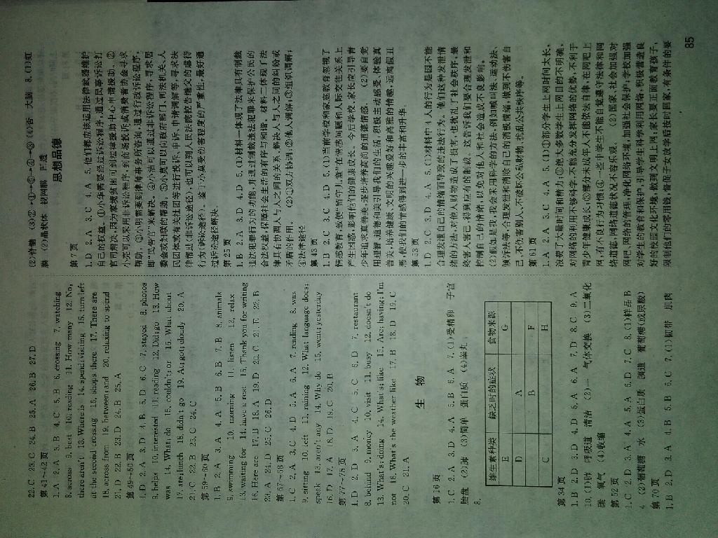 2015年新课堂假期生活寒假用书七年级 第3页