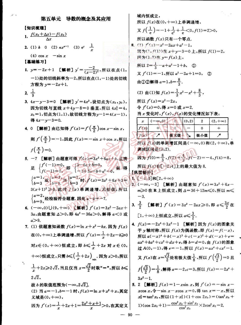 2015年南方凤凰台假期之友暑假作业高二年级数学 第6页