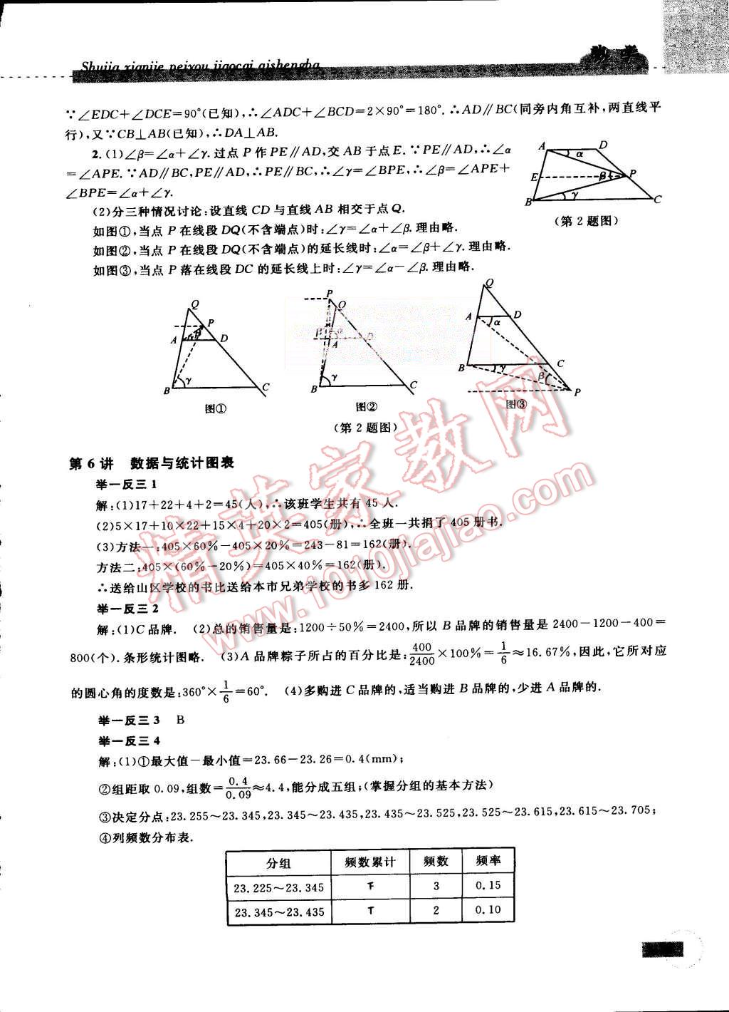 2015年暑假銜接培優(yōu)教材7升8數(shù)學(xué)浙教版 第8頁(yè)