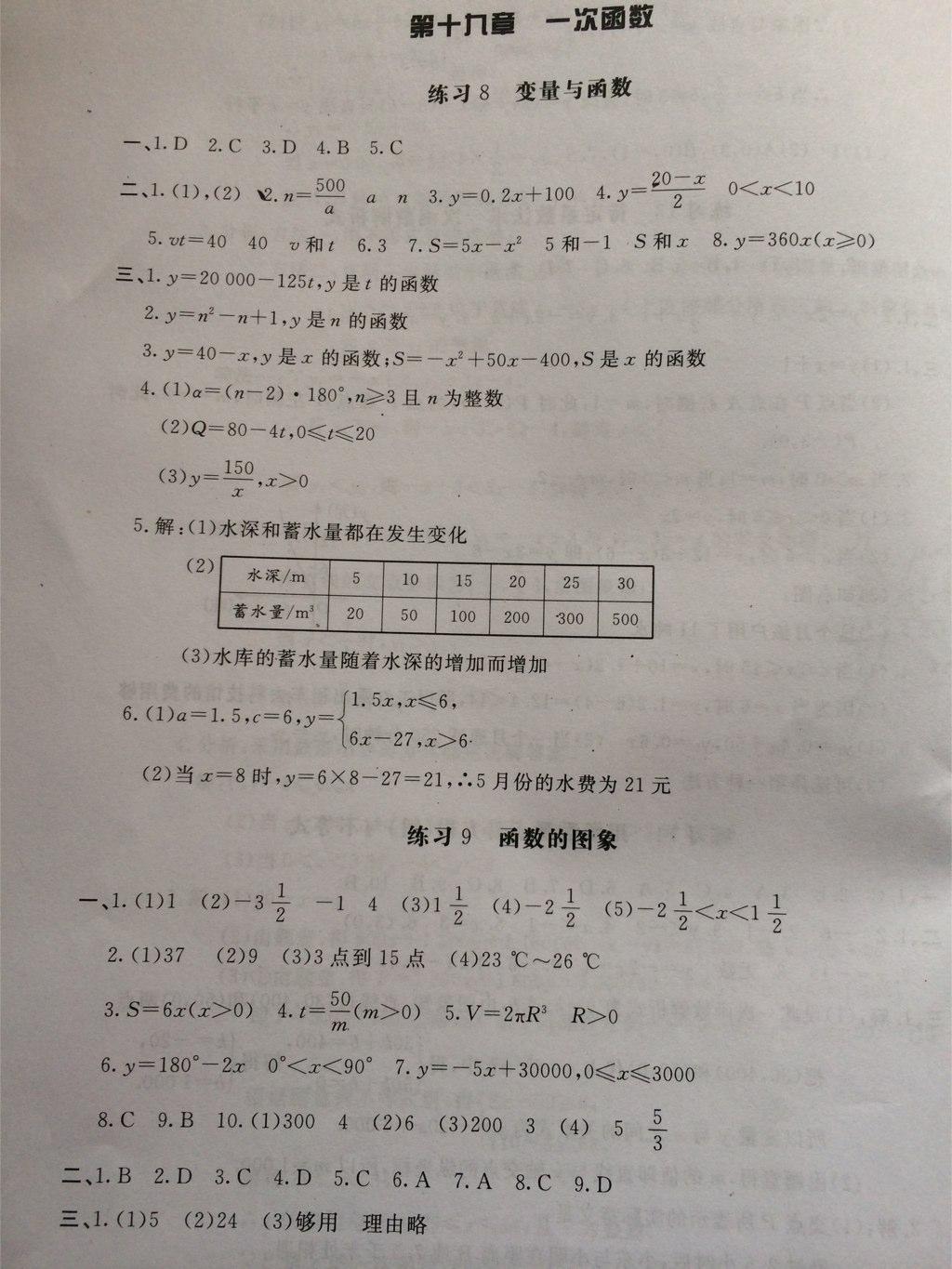 2015年新課標(biāo)形成性練習(xí)與檢測(cè)八年級(jí)數(shù)學(xué)下冊(cè) 第71頁(yè)