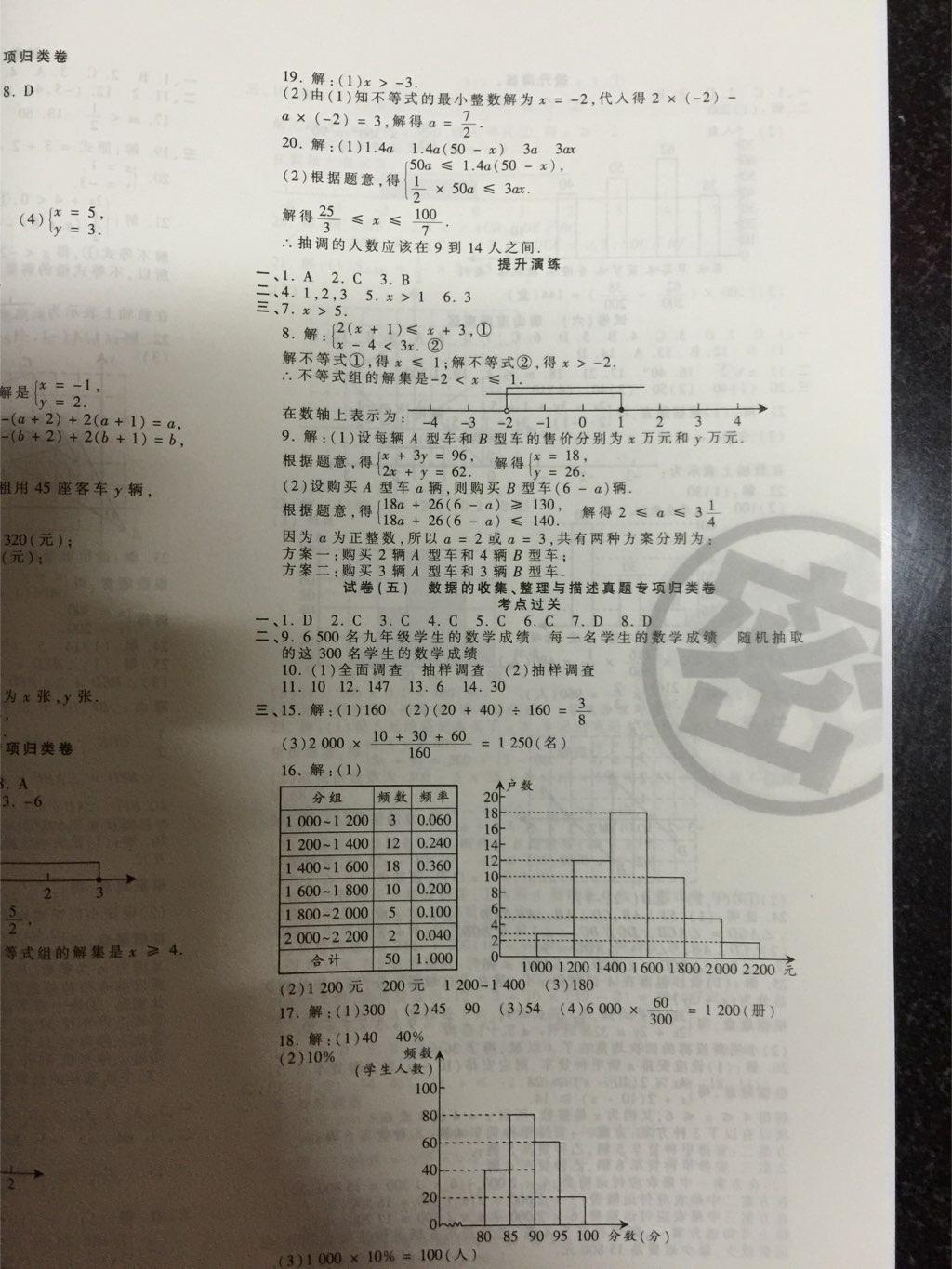 2015年王朝霞各地期末試卷精選七年級(jí)數(shù)學(xué)下冊(cè)人教版河北專版 第3頁