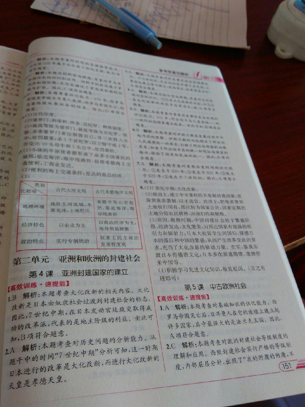 教材解讀九年級世界歷史上冊人民教育出版社 第3頁