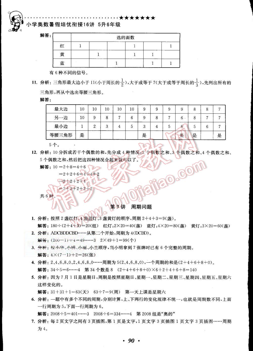 2015年暑假衔接小学奥数暑假培优衔接16讲5升6年级 第9页