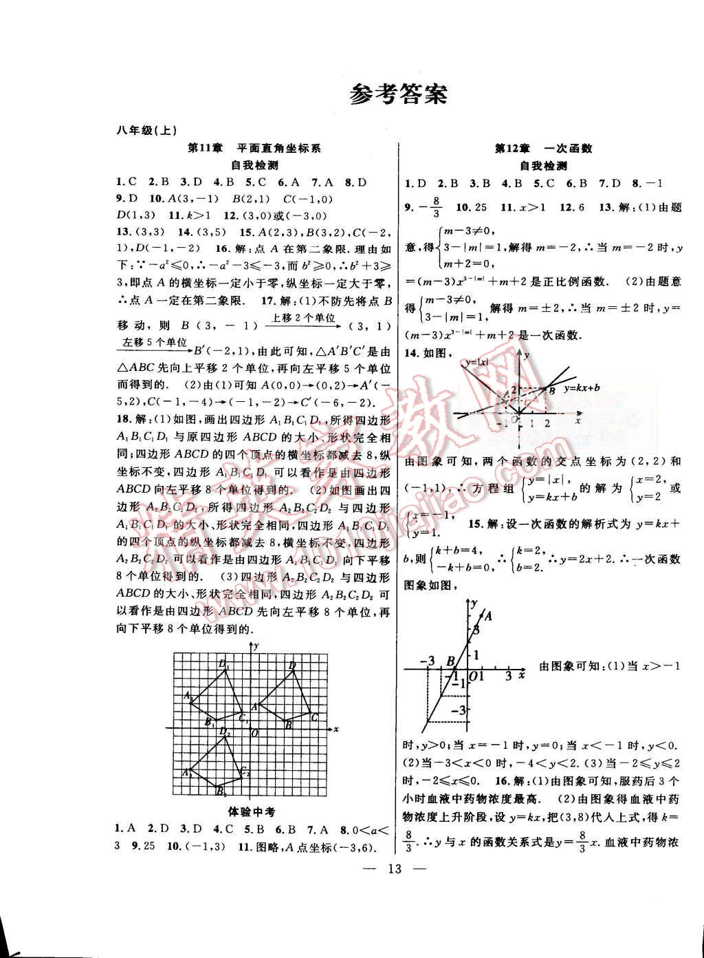 2015年暑假总动员八年级数学沪科版合肥工业大学出版社 第1页