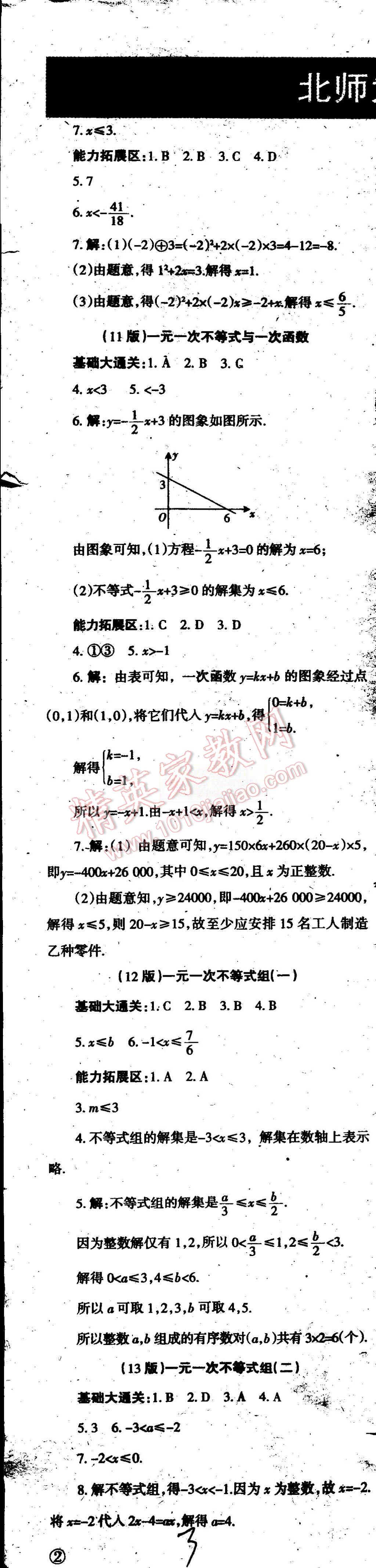 2015年学习方法报数学周刊八年级北师大版 第3页