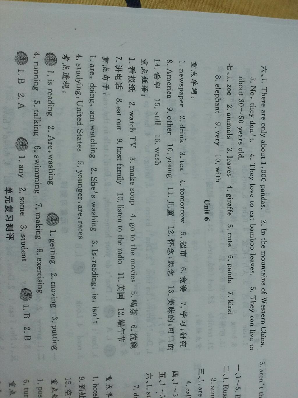 2015年期末暑假銜接快樂驛站假期作業(yè)七年級英語 第6頁