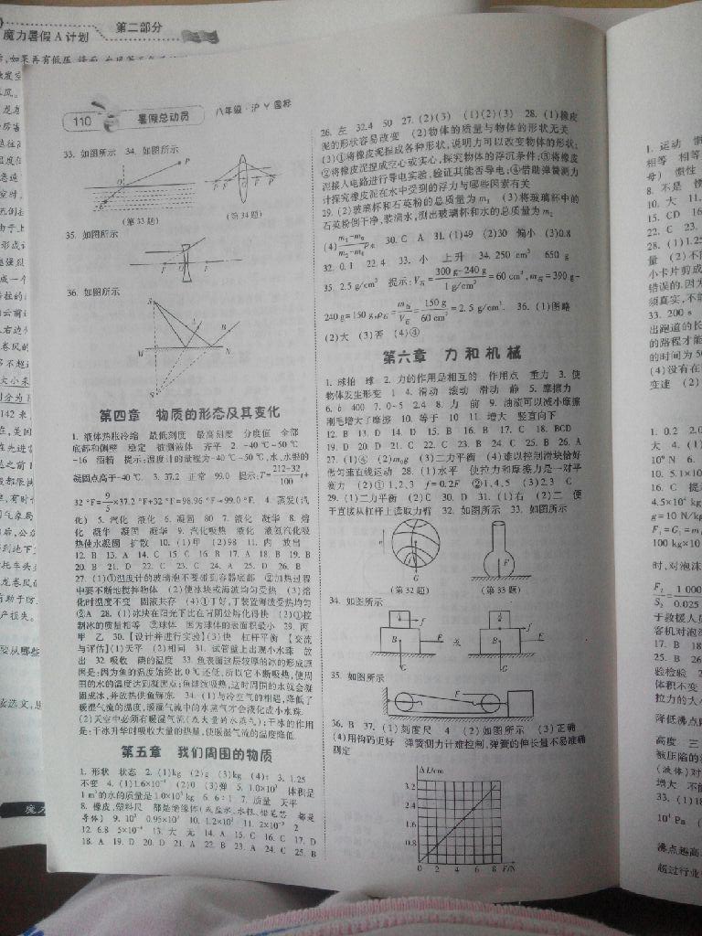 2015年暑假總動(dòng)員八年級(jí)物理滬粵國(guó)標(biāo)版 第10頁(yè)