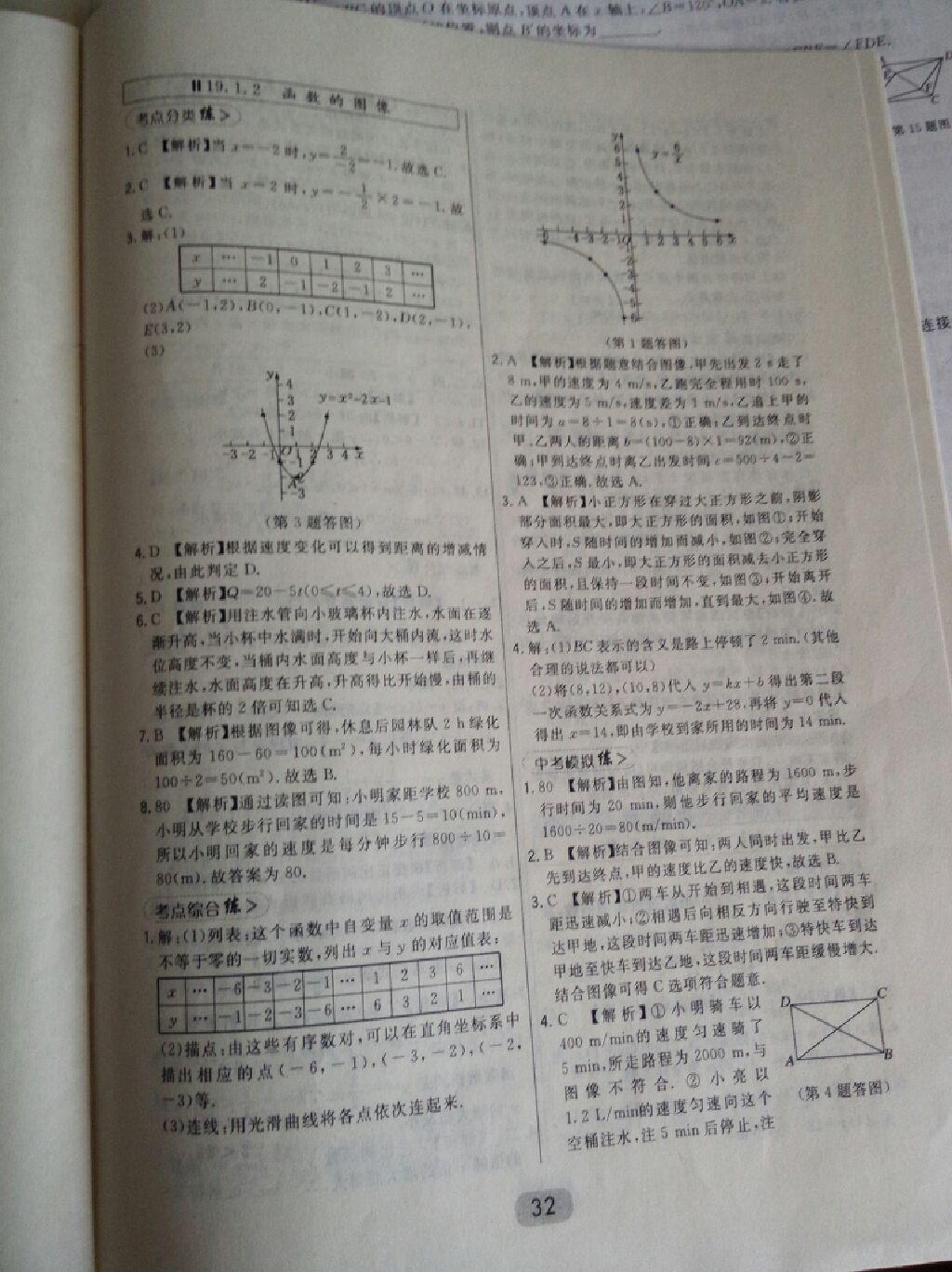 2015年北大綠卡課時同步講練八年級數(shù)學(xué)下冊人教版 第55頁