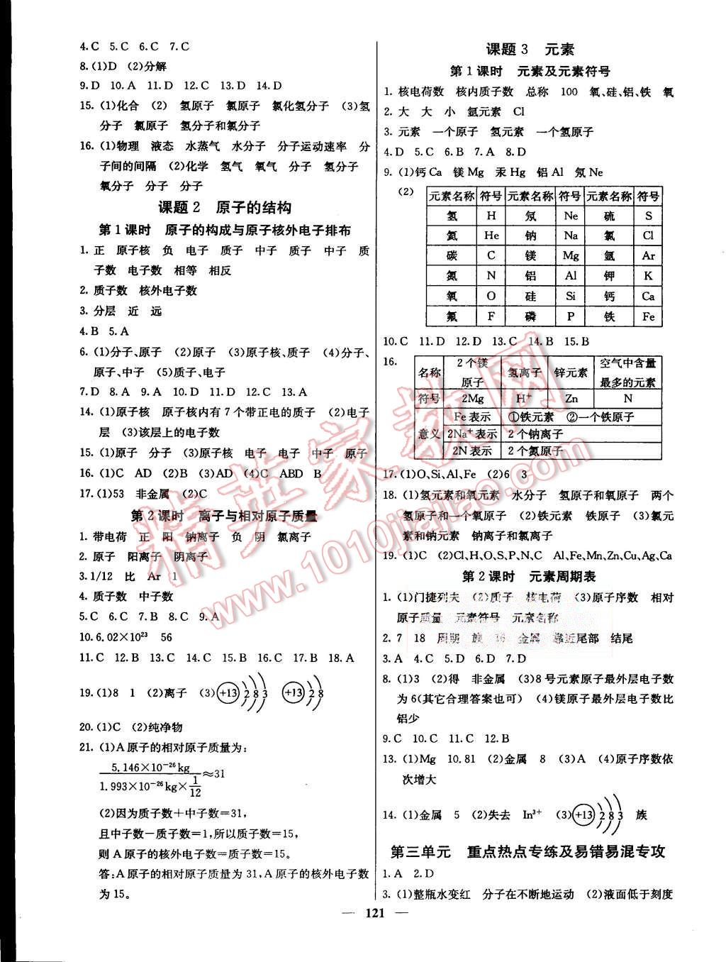 2015年名校課堂內(nèi)外九年級化學(xué)上冊人教版 第4頁