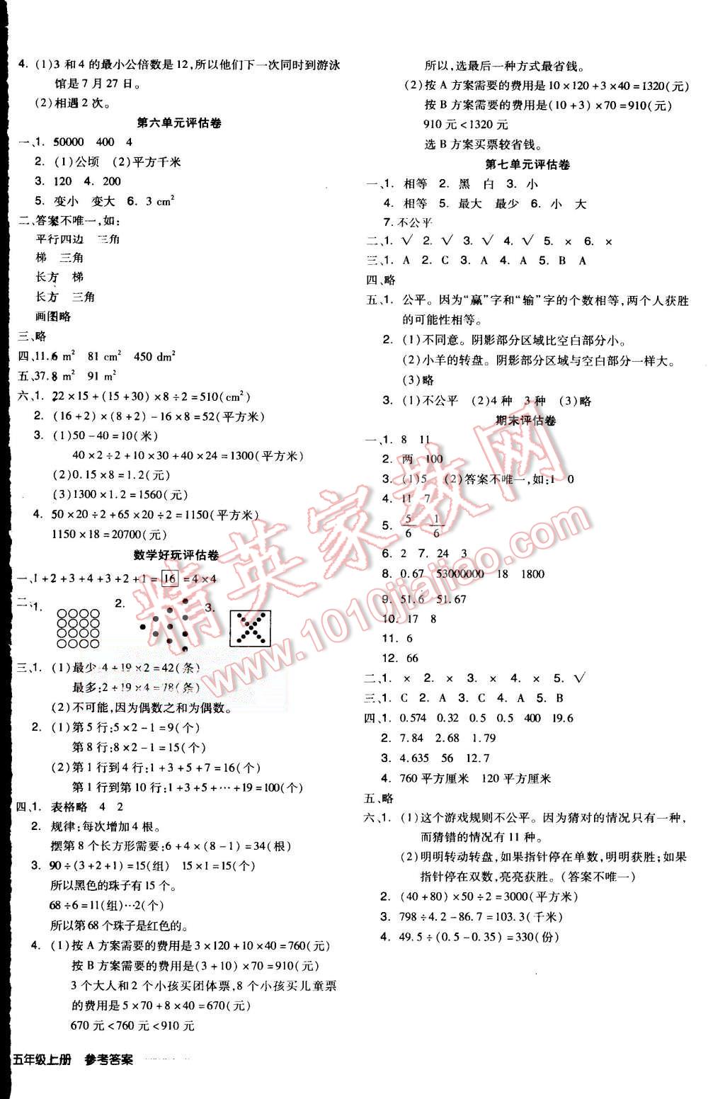 2015年全品學(xué)練考五年級(jí)數(shù)學(xué)上冊(cè)北師大版 第12頁(yè)