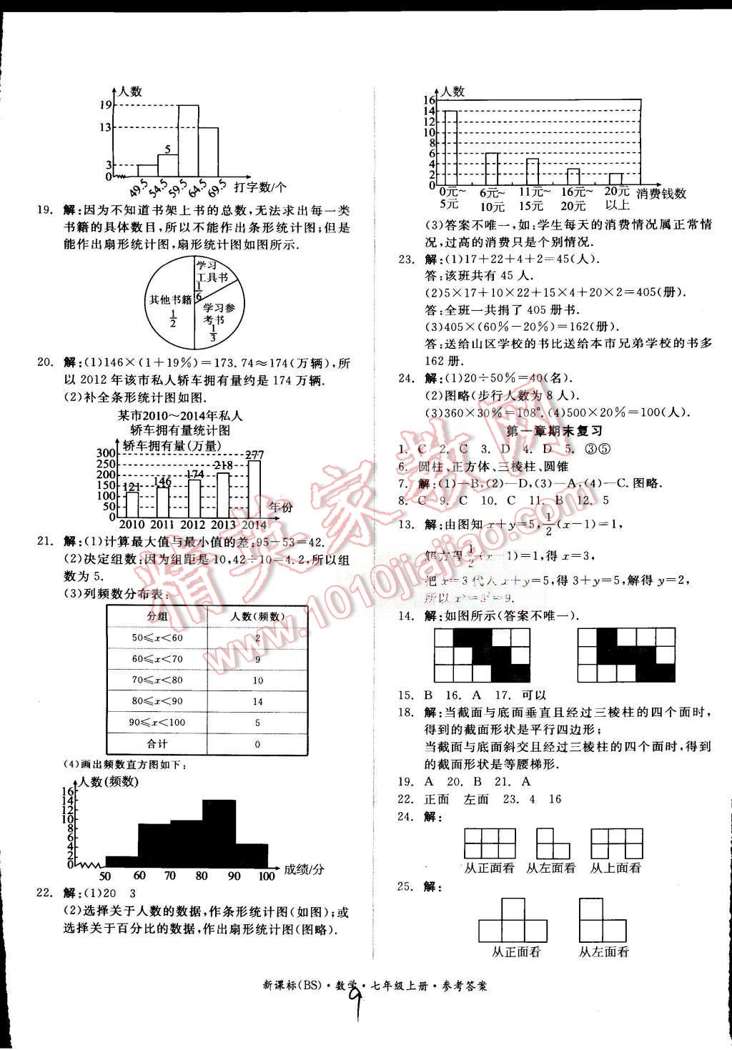 2015年全品小复习七年级数学上册北师大版 第9页