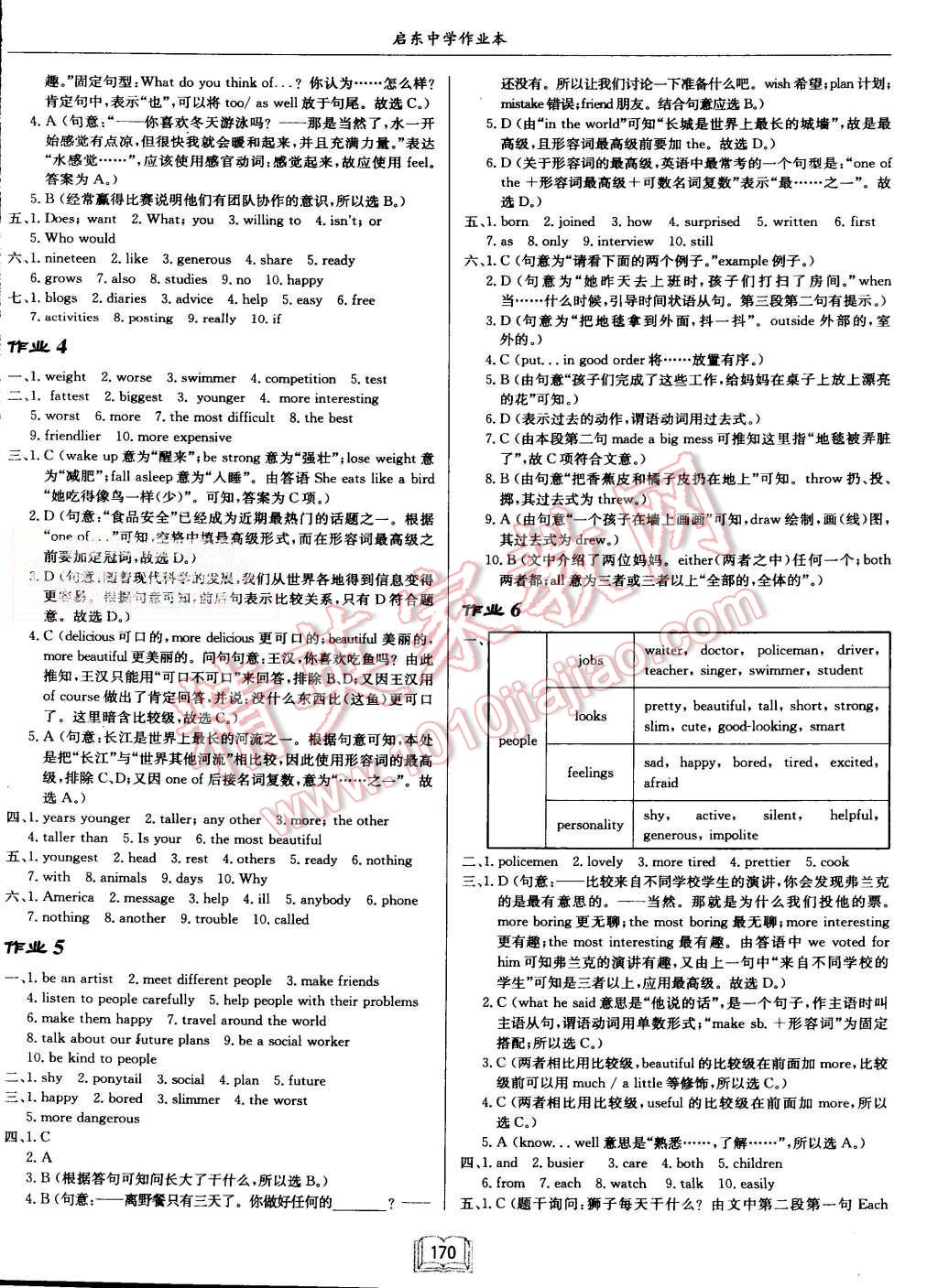 2015年啟東中學(xué)作業(yè)本八年級英語上冊譯林版 第2頁