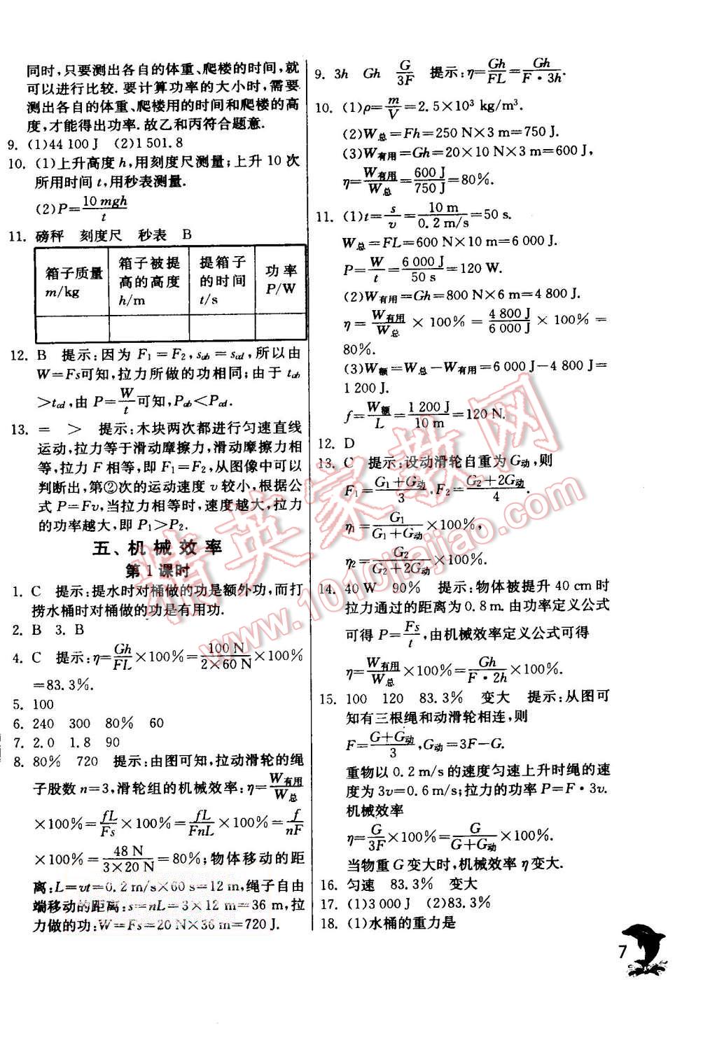 2015年實(shí)驗(yàn)班提優(yōu)訓(xùn)練九年級物理上冊蘇科版 第7頁