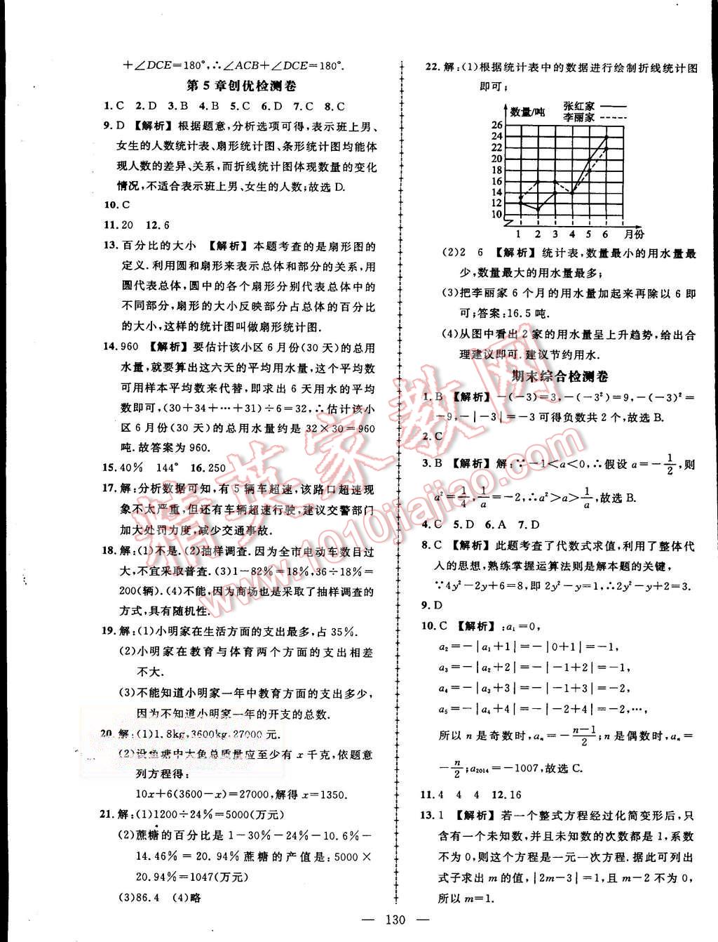 2015年黃岡創(chuàng)優(yōu)作業(yè)導(dǎo)學(xué)練七年級(jí)數(shù)學(xué)上冊(cè)湘教版 第19頁(yè)