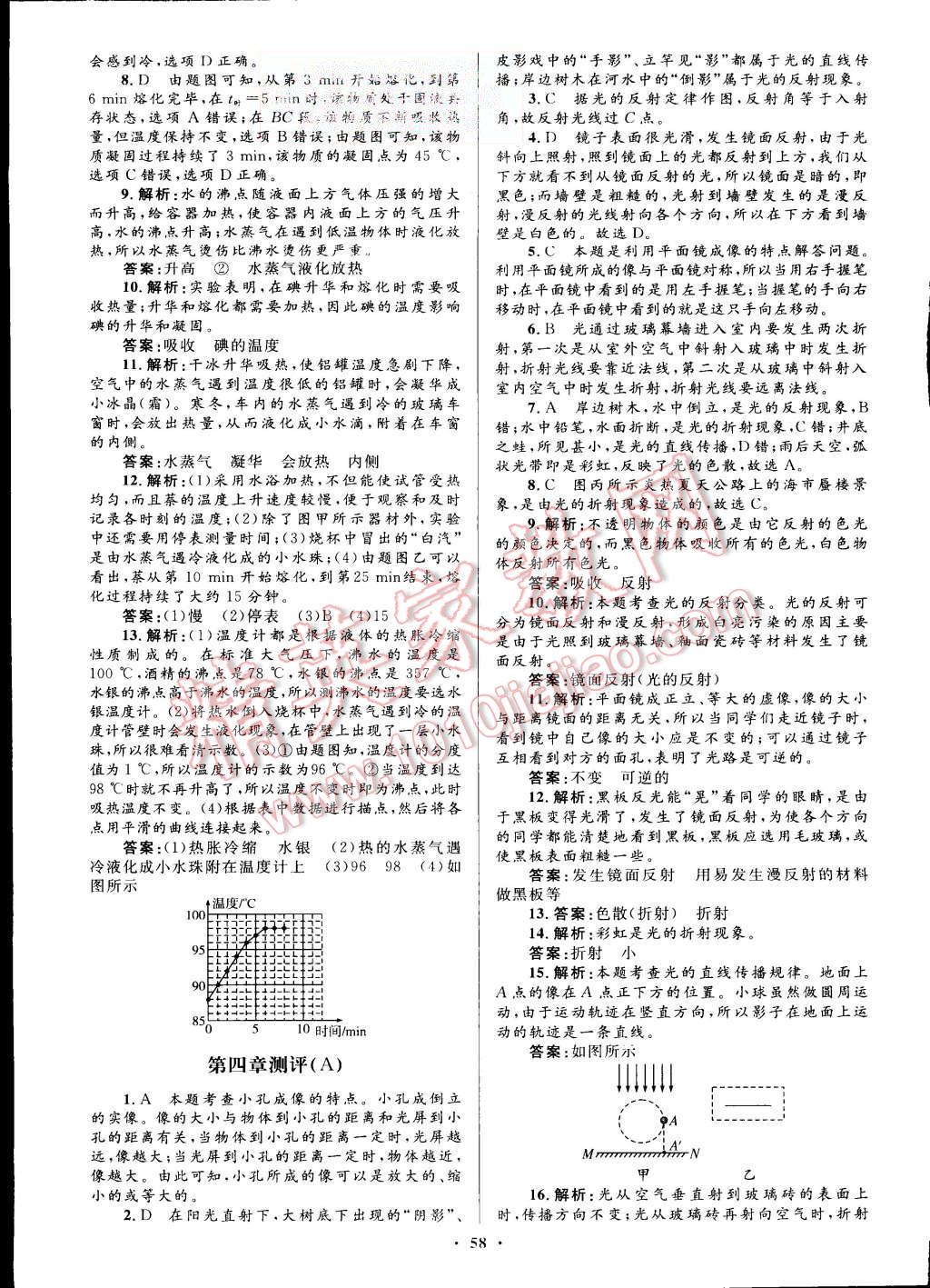 2015年初中同步測控優(yōu)化設計八年級物理上冊人教版 第30頁