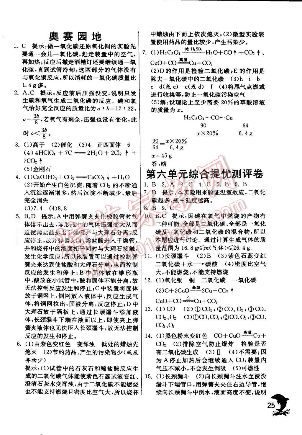 2015年實驗班提優(yōu)訓練九年級化學上冊人教版 第25頁