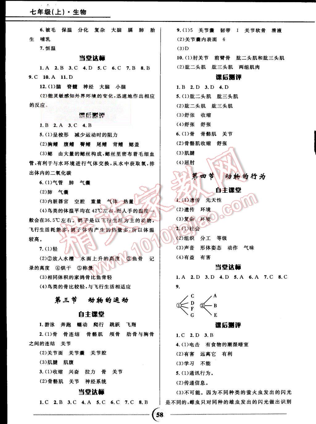 2015年奪冠百分百初中精講精練七年級(jí)生物上冊(cè)濟(jì)南版 第8頁(yè)