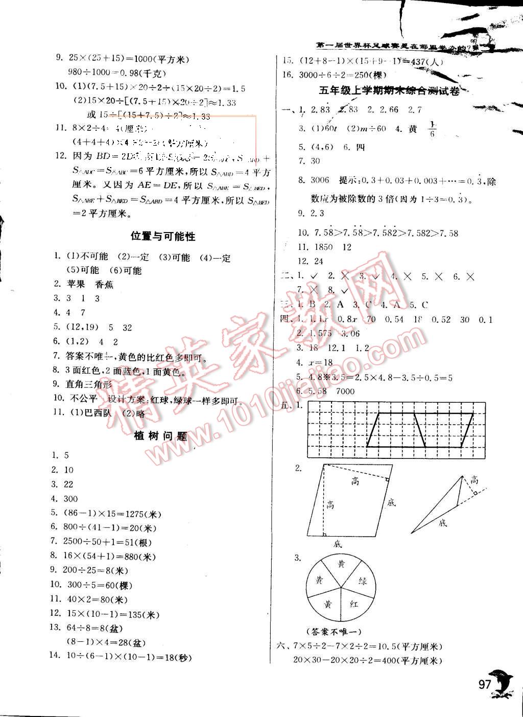 2015年實(shí)驗(yàn)班提優(yōu)訓(xùn)練五年級(jí)數(shù)學(xué)上冊(cè)人教版 第14頁(yè)