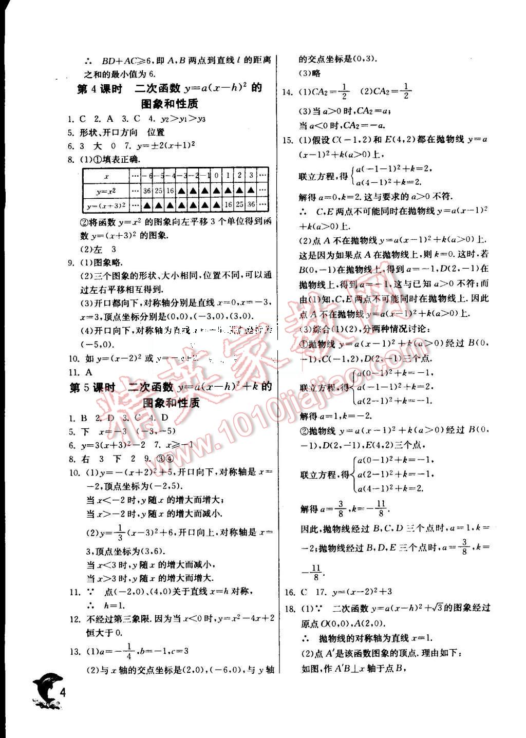 2015年實(shí)驗(yàn)班提優(yōu)訓(xùn)練九年級數(shù)學(xué)上冊滬科版 第4頁