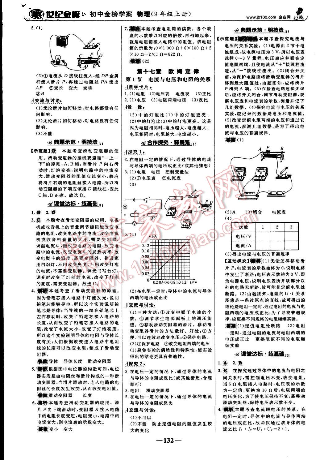 2015年世紀(jì)金榜金榜學(xué)案九年級物理上冊人教版 第9頁