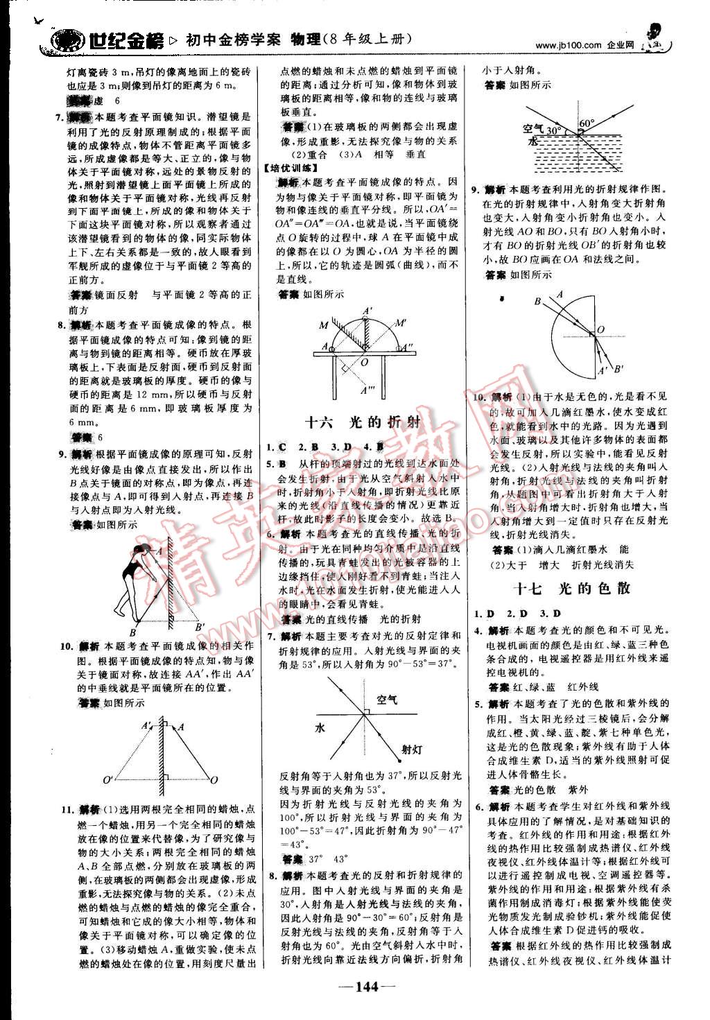 2015年世紀(jì)金榜金榜學(xué)案八年級(jí)物理上冊(cè)人教版 第21頁