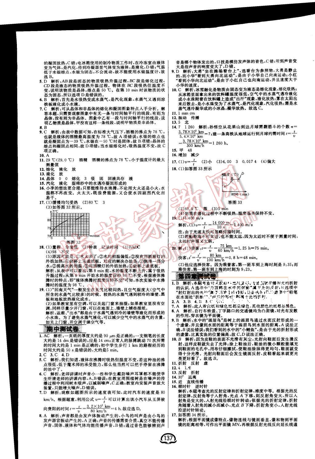 2015年鐘書金牌新教材全練八年級物理上冊人教版 第15頁